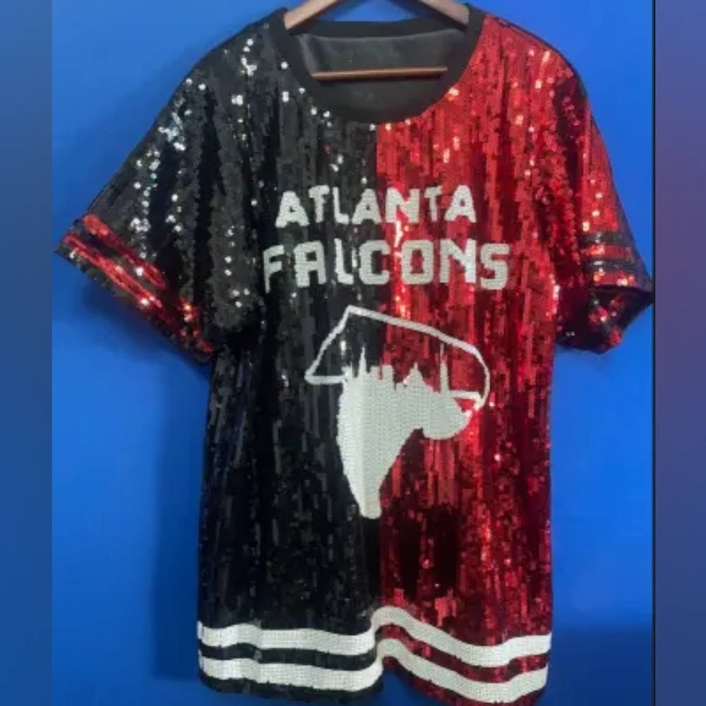 Falcons Sequin Tshirt Dress